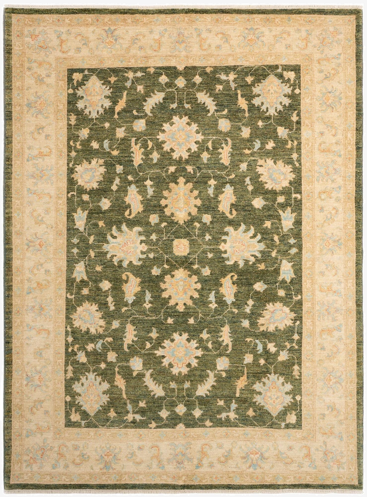  5' 10 x 7' 9 Ziegler Wool Rug