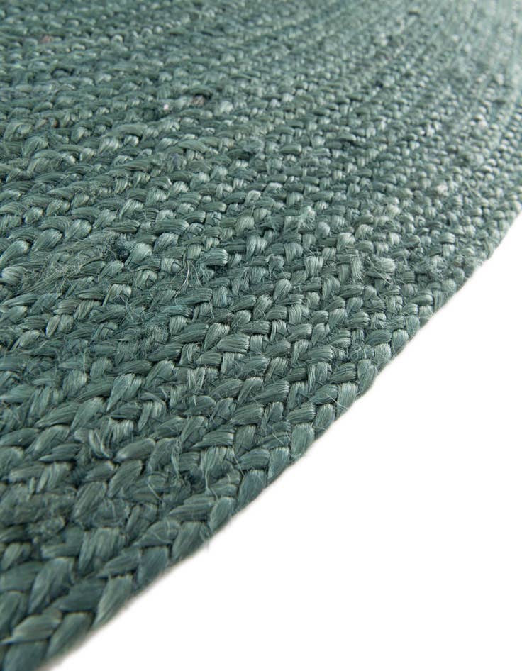 Detail image of  10' x 10'  Hand Braided Jute Round Rug