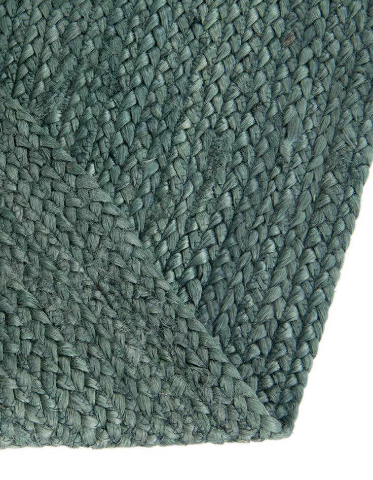 Detail image of  10' x 10'  Hand Braided Jute Round Rug