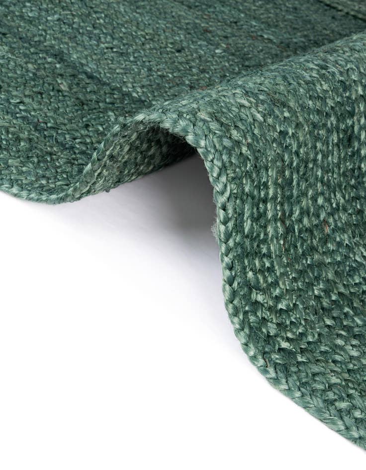 Detail image of  10' x 10'  Hand Braided Jute Round Rug