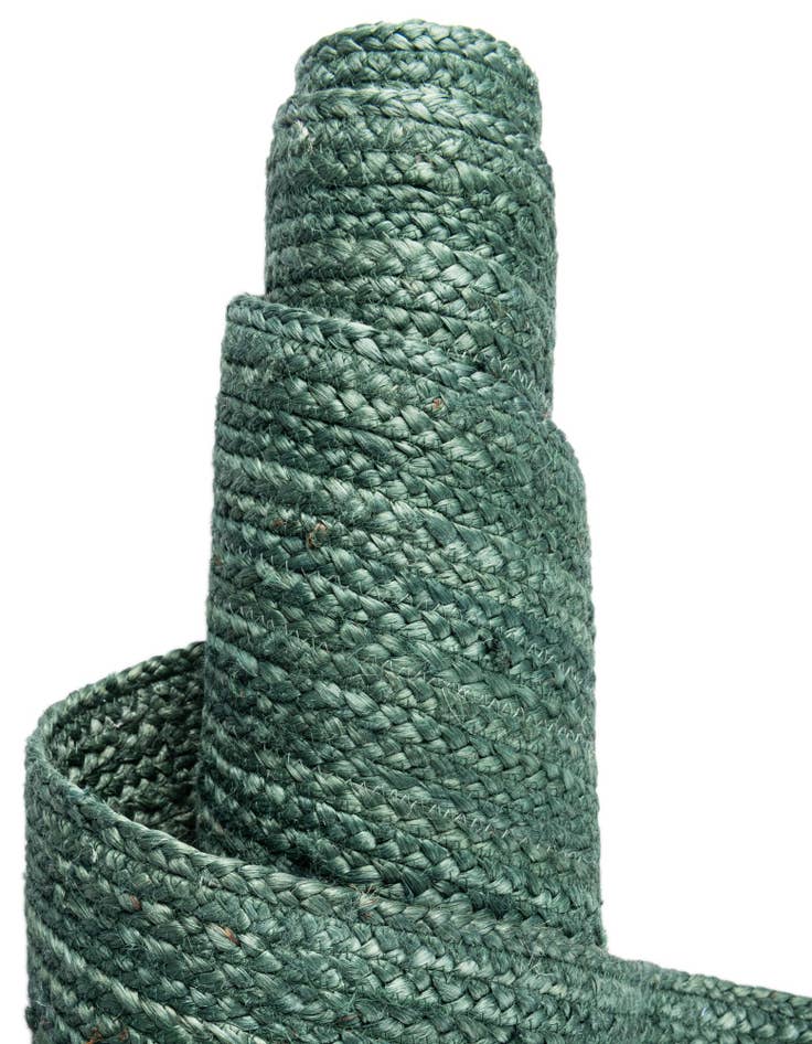 Detail image of  10' x 10'  Hand Braided Jute Round Rug