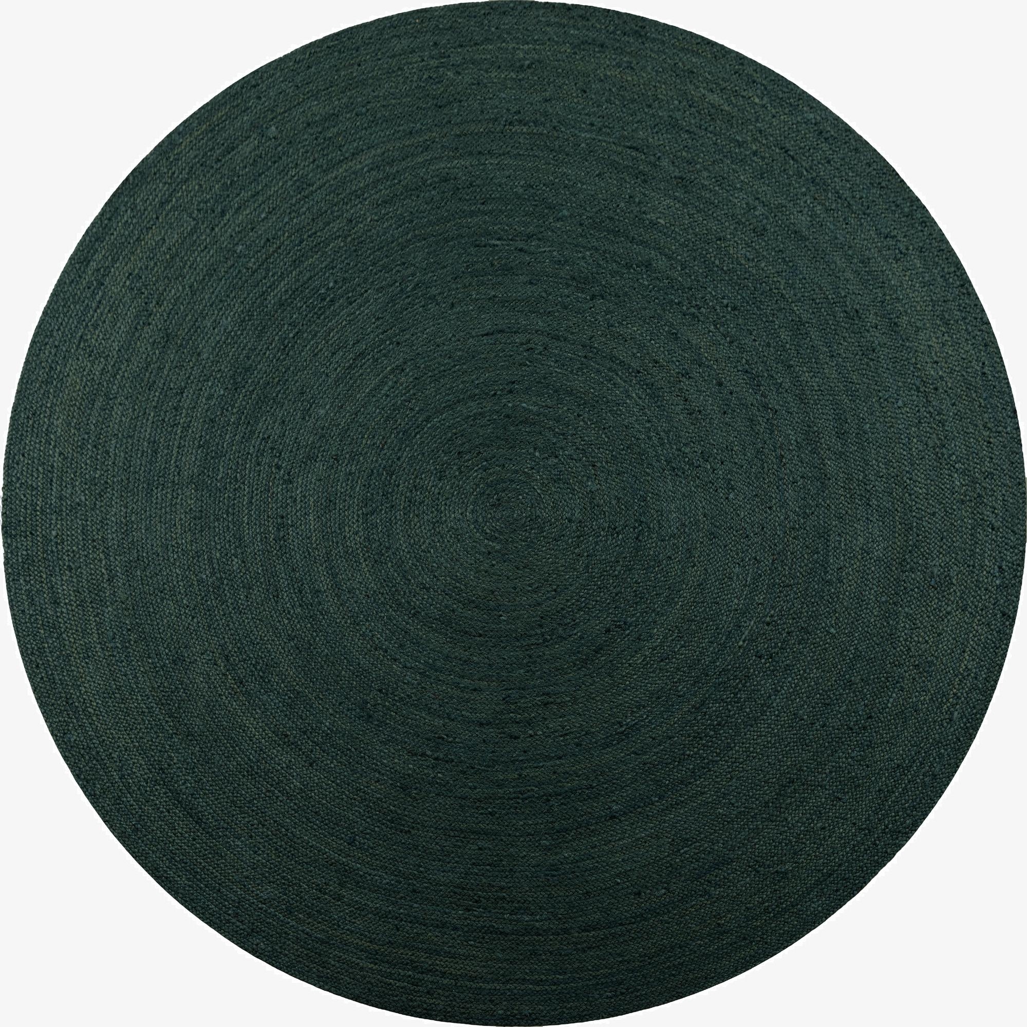  10' x 10'  Hand Braided Jute Round Rug