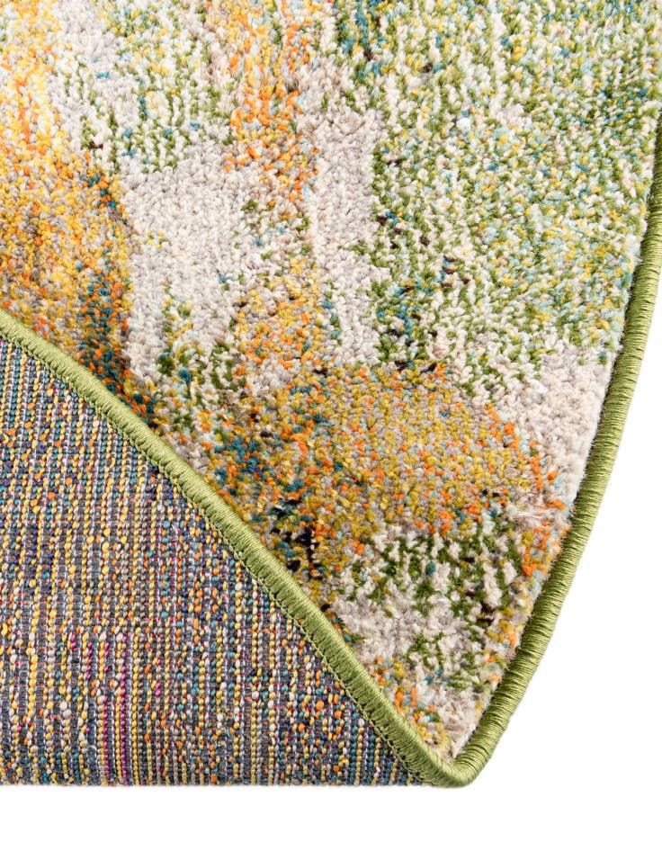 Detail image of  4' x 4'  Washable Haerfest Round Rug