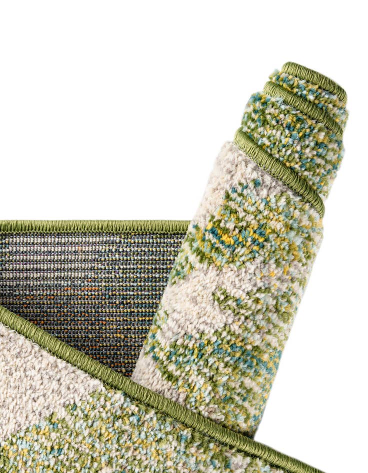 Detail image of  4' x 4'  Washable Haerfest Round Rug