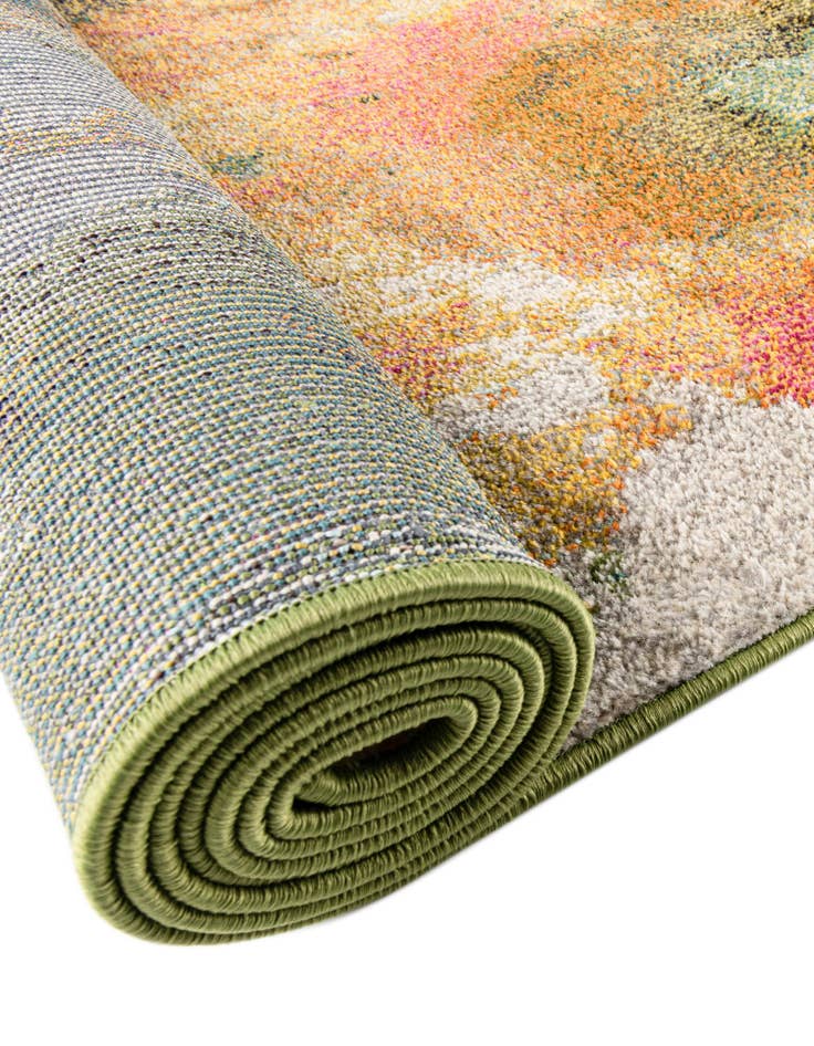 Detail image of  4' x 4'  Washable Haerfest Round Rug