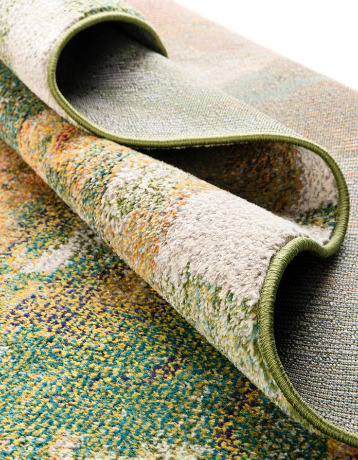 Detail image of  4' x 4'  Washable Haerfest Round Rug