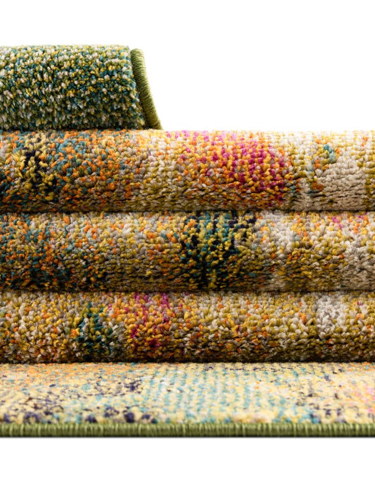 Detail image of  4' x 4'  Washable Haerfest Round Rug