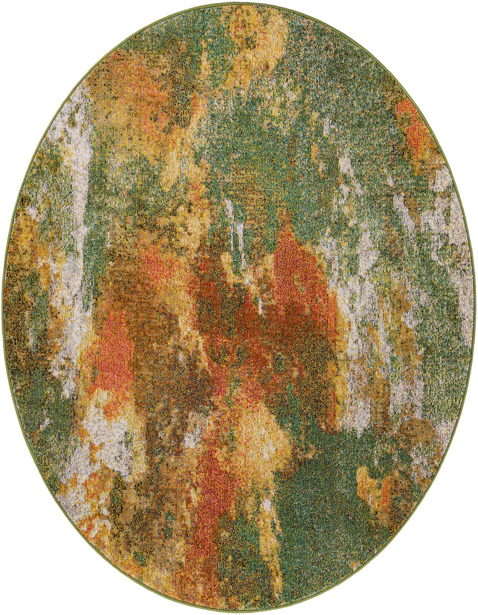 Primary image  6' x 6'  Washable Haerfest Round Rug