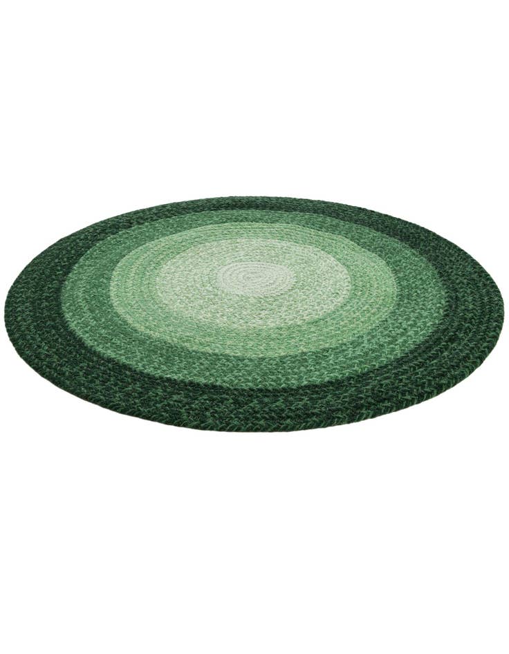 Detail image of  3' 1 x 3' 1  Hand Hand Braided Wool Round Rug