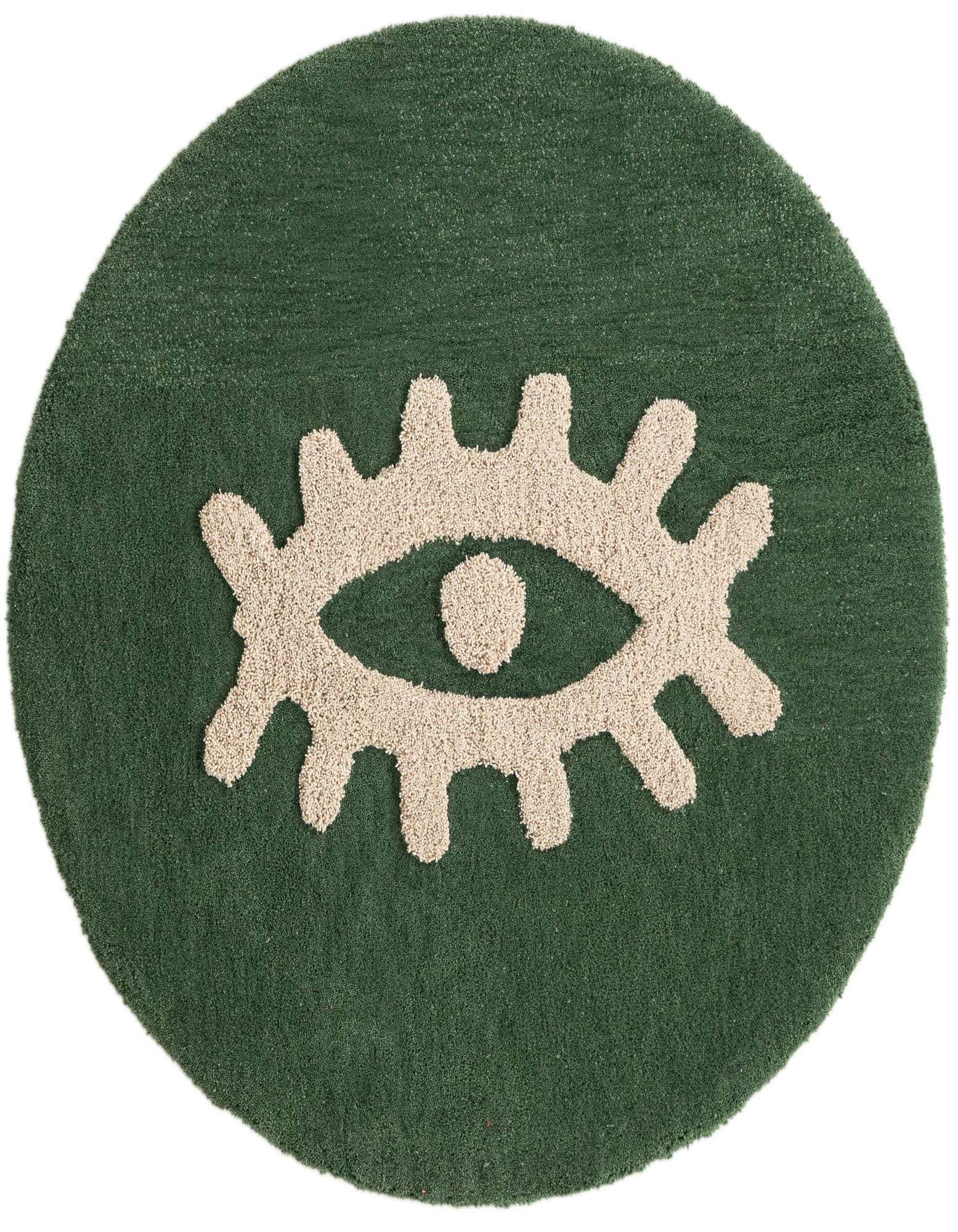 Primary image  6' 1 x 6' 1 Handtufted Wool Round Rug