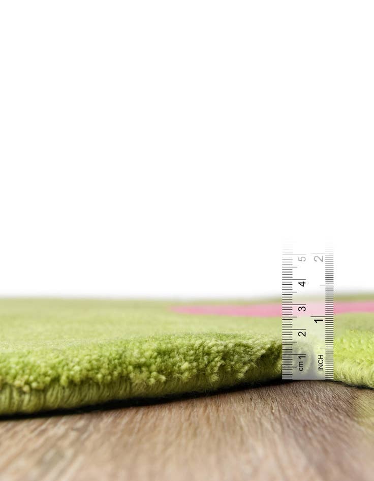 Detail image of  2' 2 x 2' 2 Happy Rugs Funky Flower Wool Round