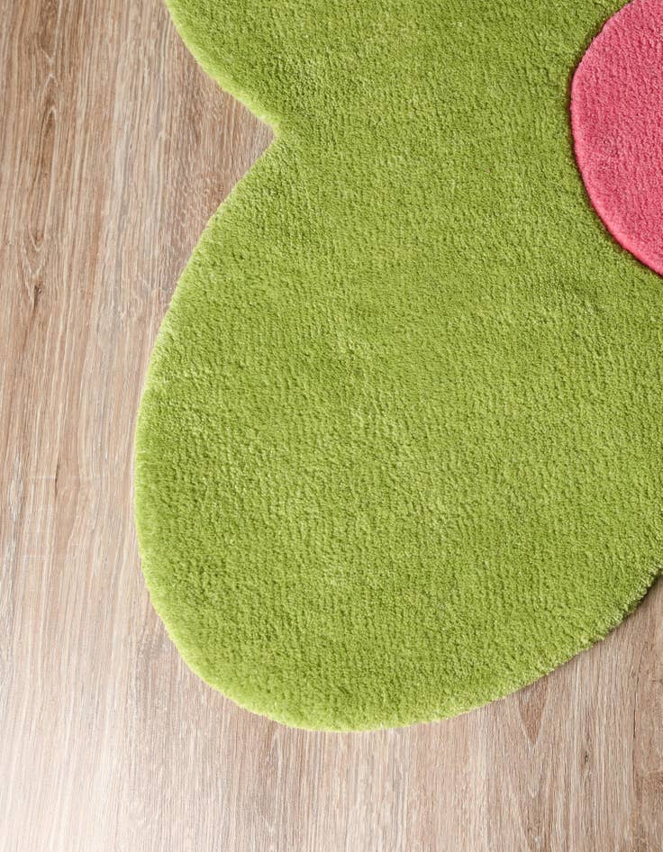 Detail image of  2' 2 x 2' 2 Happy Rugs Funky Flower Wool Round