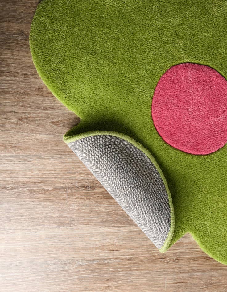 Detail image of  2' 2 x 2' 2 Happy Rugs Funky Flower Wool Round