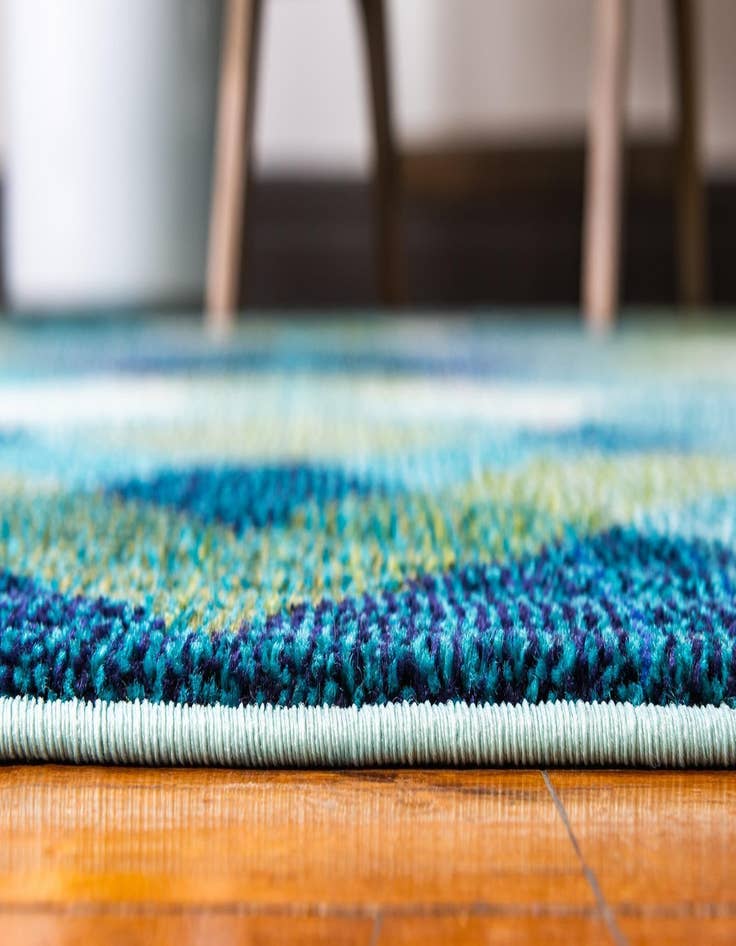 Detail image of  6' x 6'  Washable Hyacinth Round Rug