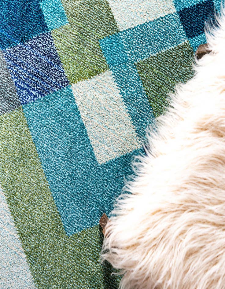 Detail image of  6' x 6'  Washable Hyacinth Round Rug