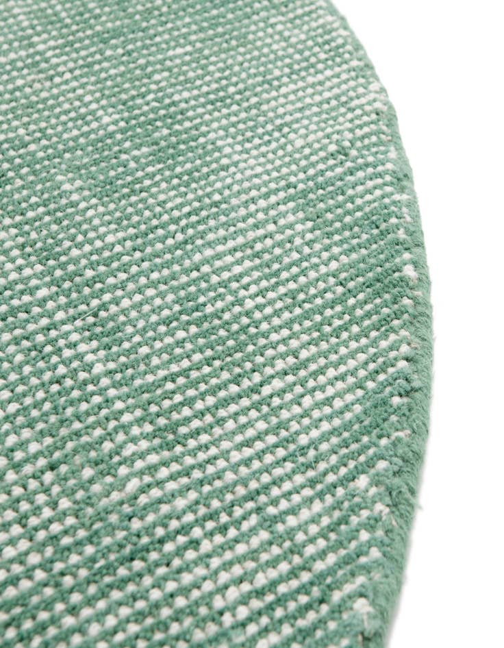 Detail image of  5' 3 x 5' 3  Hand Woven Jill Zarin English Manor Farmhouse Wool Round Rug