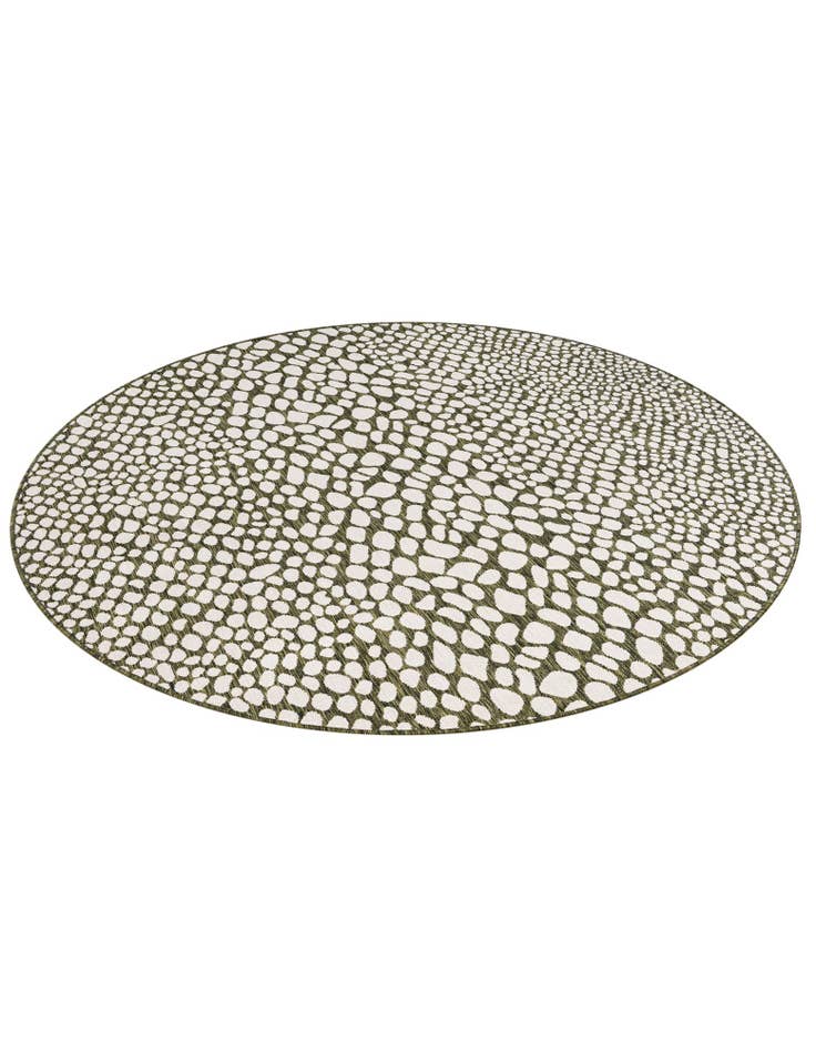 Detail image of  7' x 7'  Washable Jill Zarin Indoor / Outdoor Round Rug
