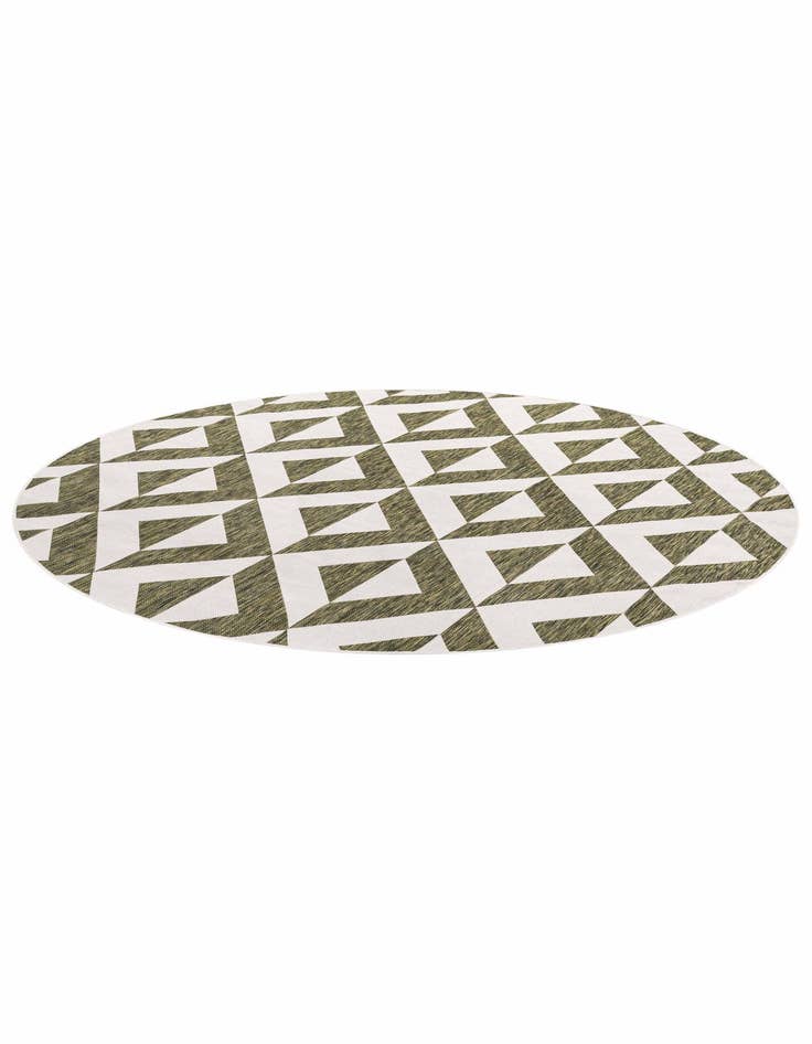 Detail image of  7' x 7'  Washable Jill Zarin Indoor / Outdoor Round Rug