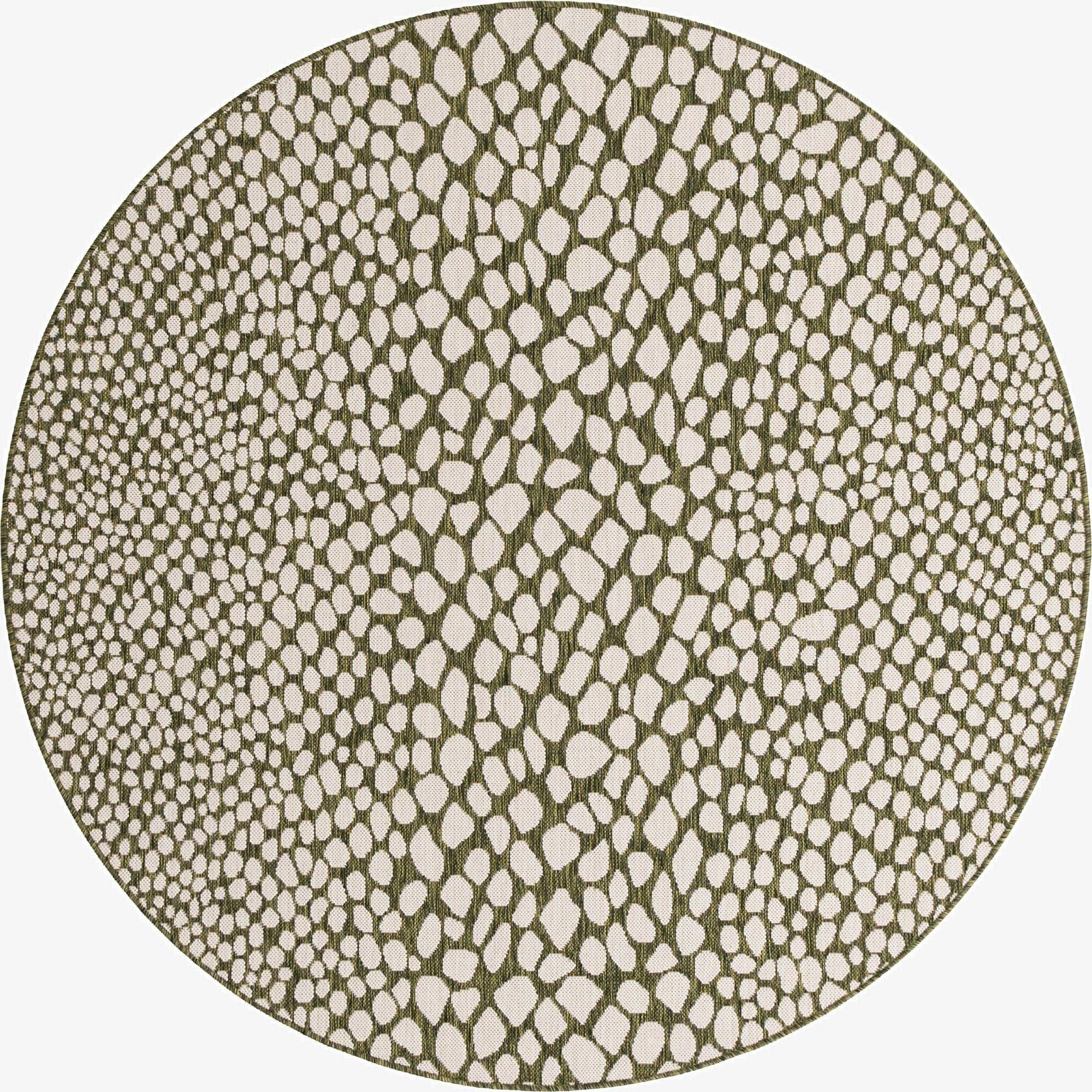  6' 7 x 6' 7  Washable Jill Zarin Cape Town Indoor / Outdoor Round Rug