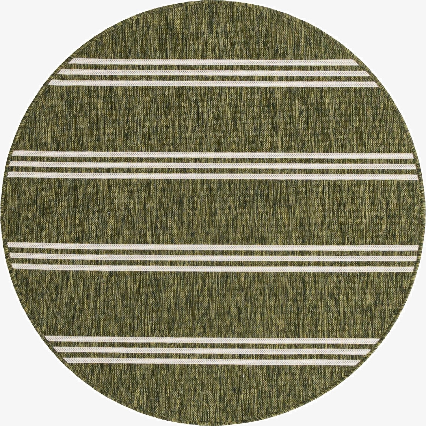  4' x 4'  Washable Jill Zarin Anguilla Indoor / Outdoor Round Rug