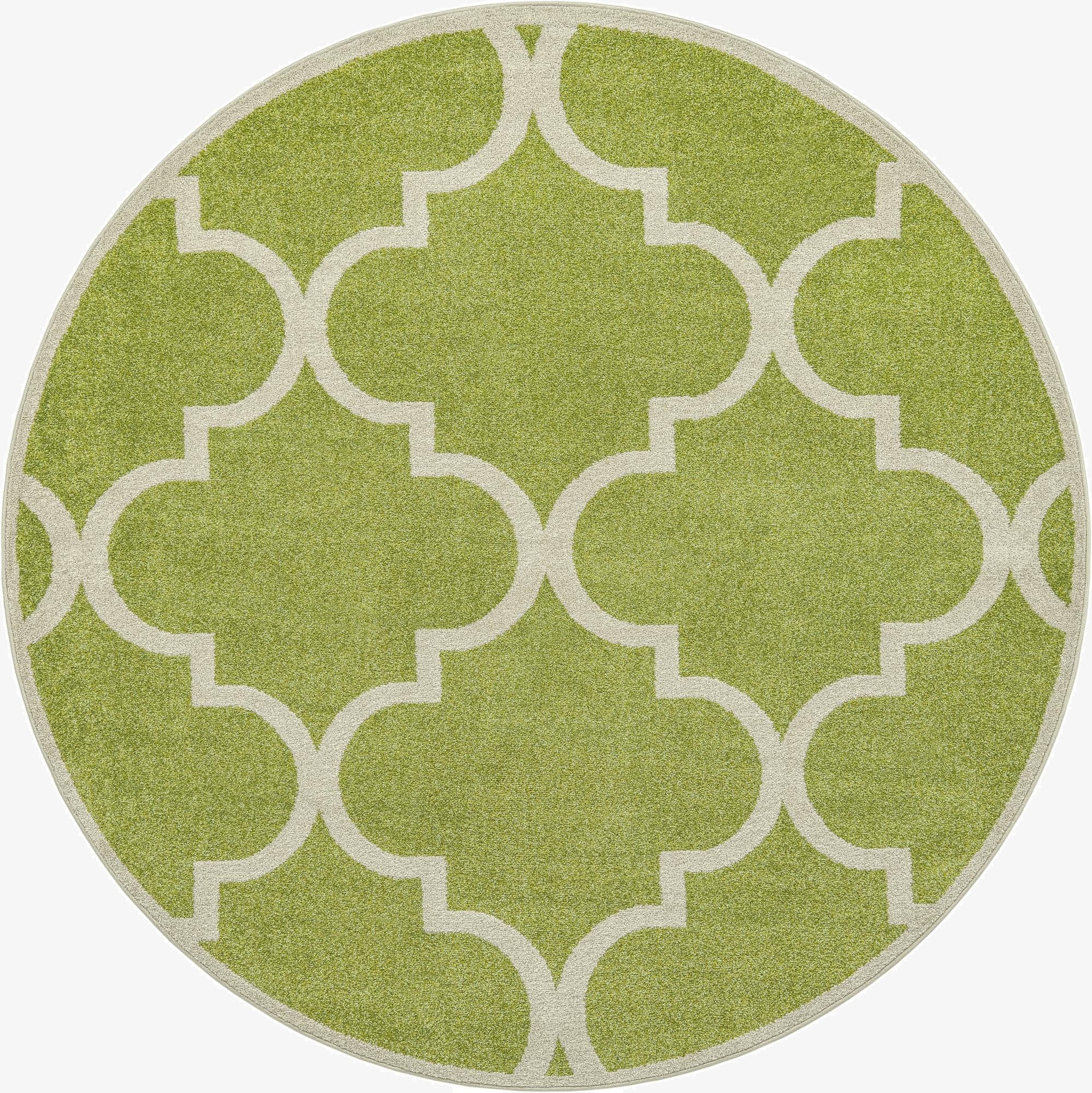  8' x 8' Lattice Round Rug
