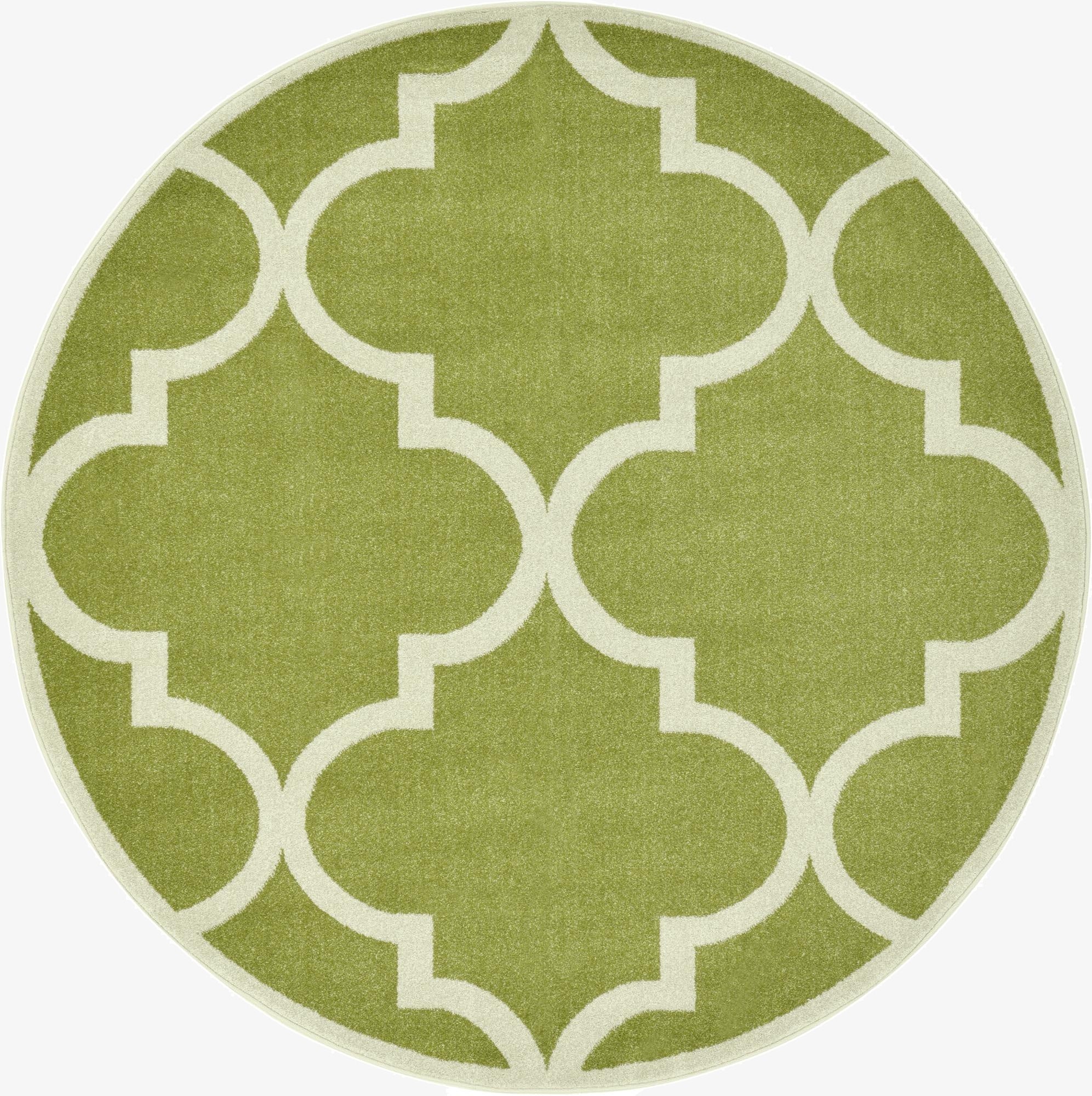  6' x 6' Lattice Round Rug