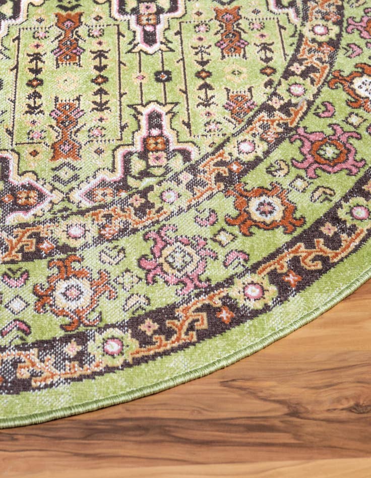 Detail image of  5' 3 x 5' 3 Lucerne Round Rug