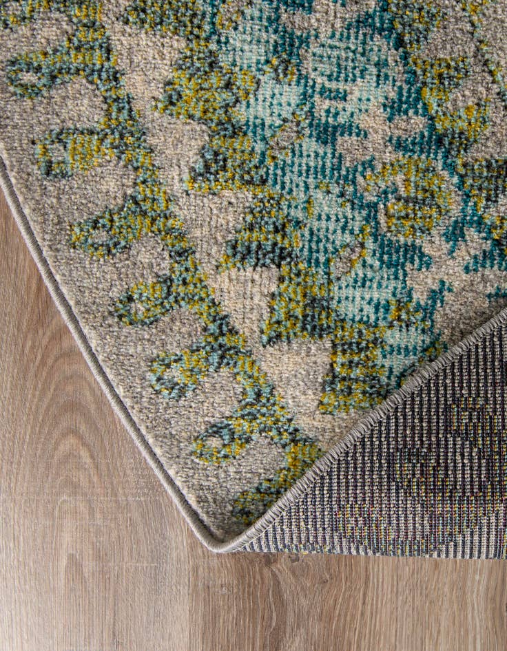 Detail image of  8' x 8'  Washable Mesa Round Rug