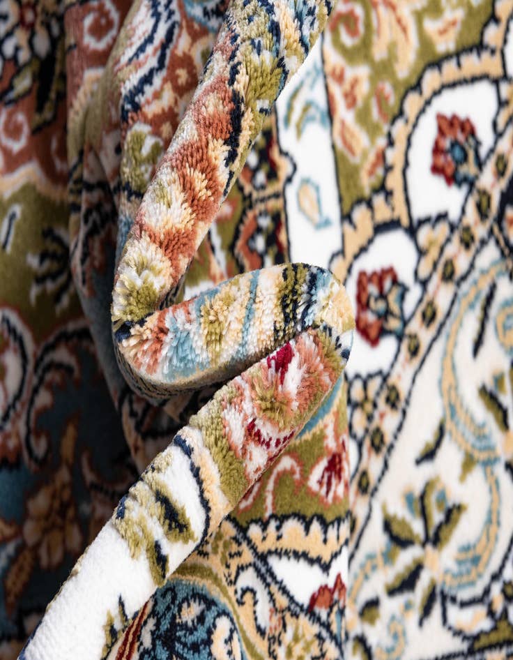Detail image of 5' x 5' Nain Design Round Rug