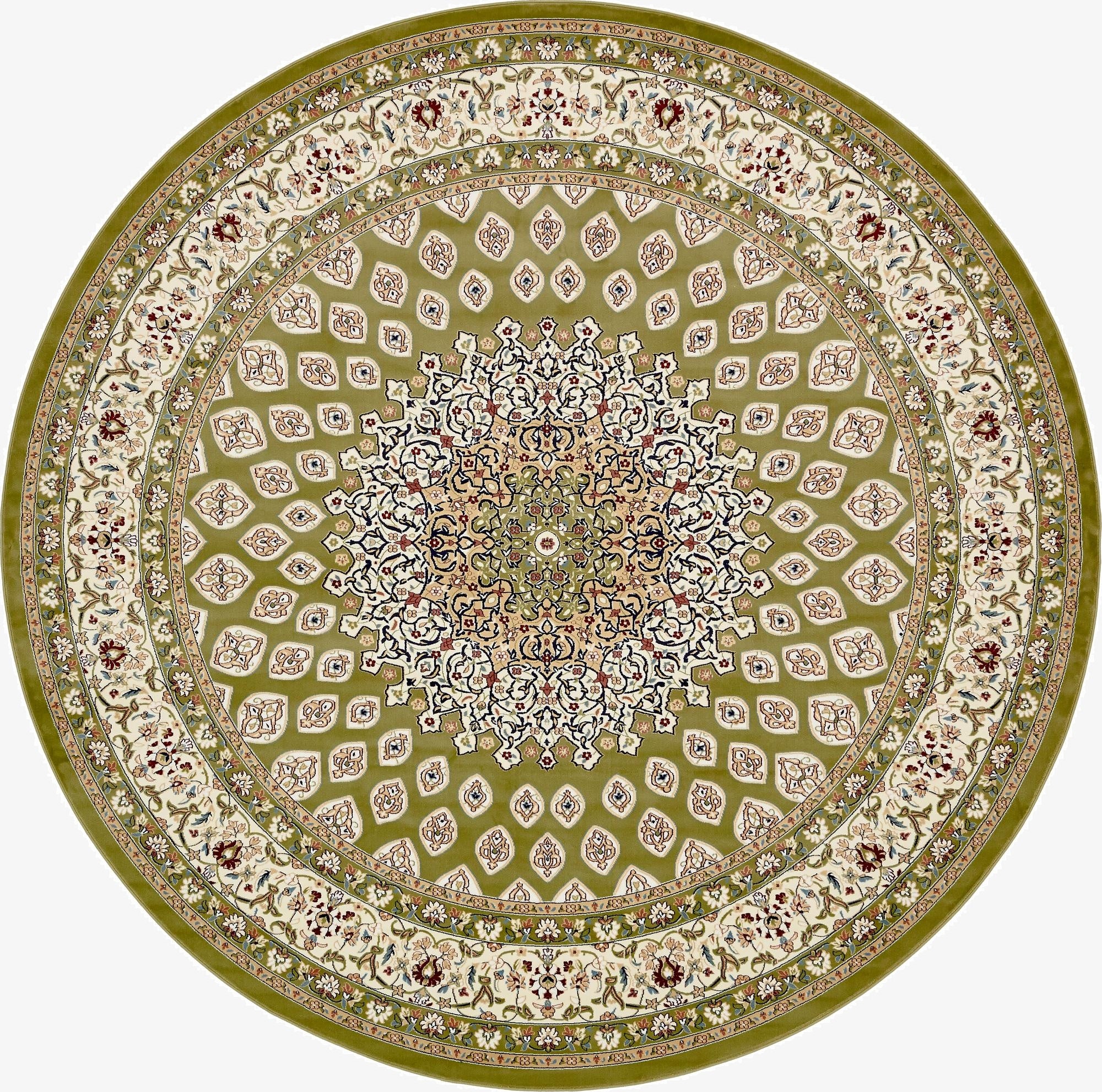  10' x 10' Nain Design Round Rug