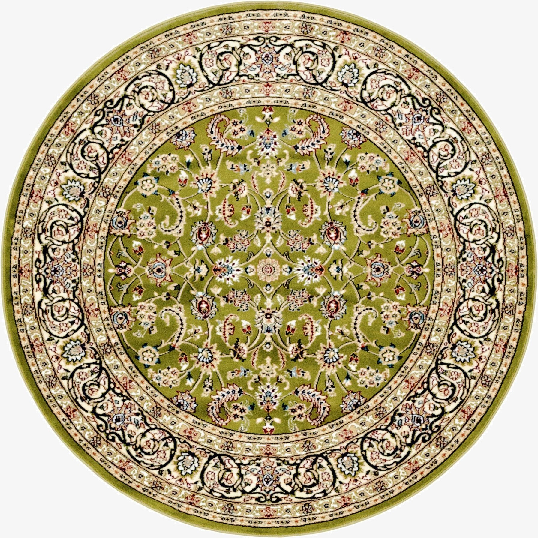  5' x 5' Nain Design Round Rug