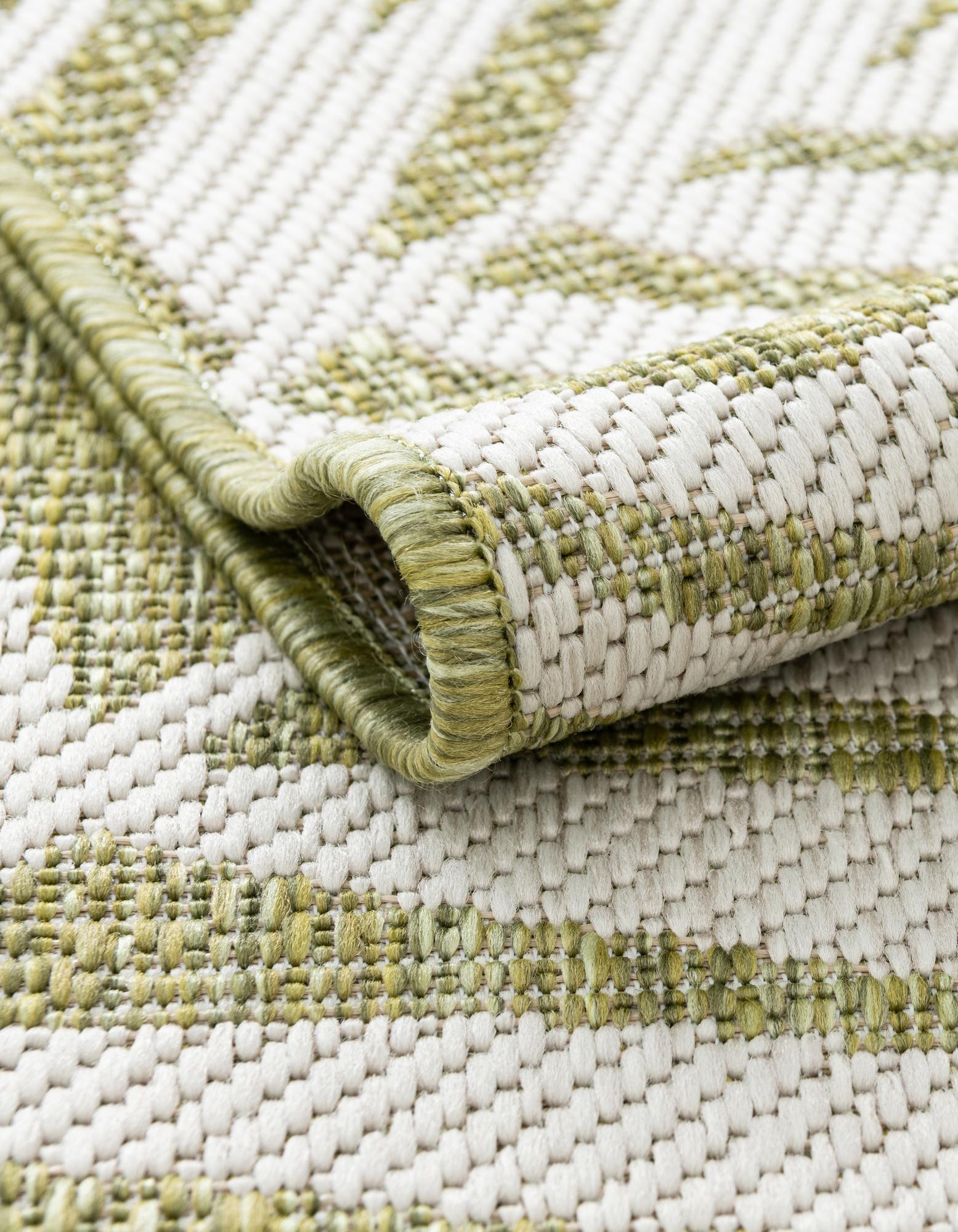 Green 4' x 4' Botanical Indoor / Outdoor Round Rug | Rugs.com