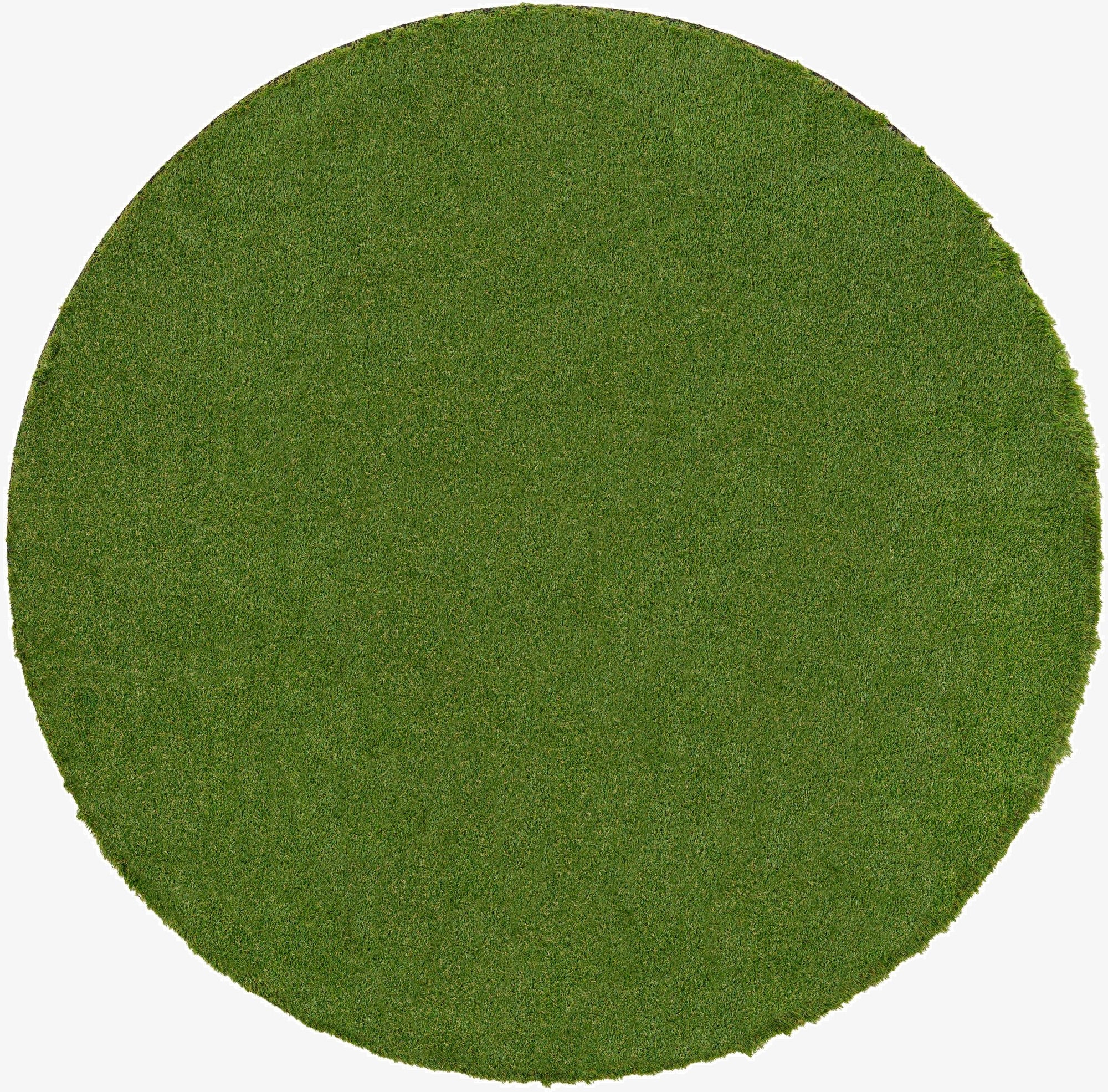  12' x 12'  Washable Grass Indoor / Outdoor Round Rug