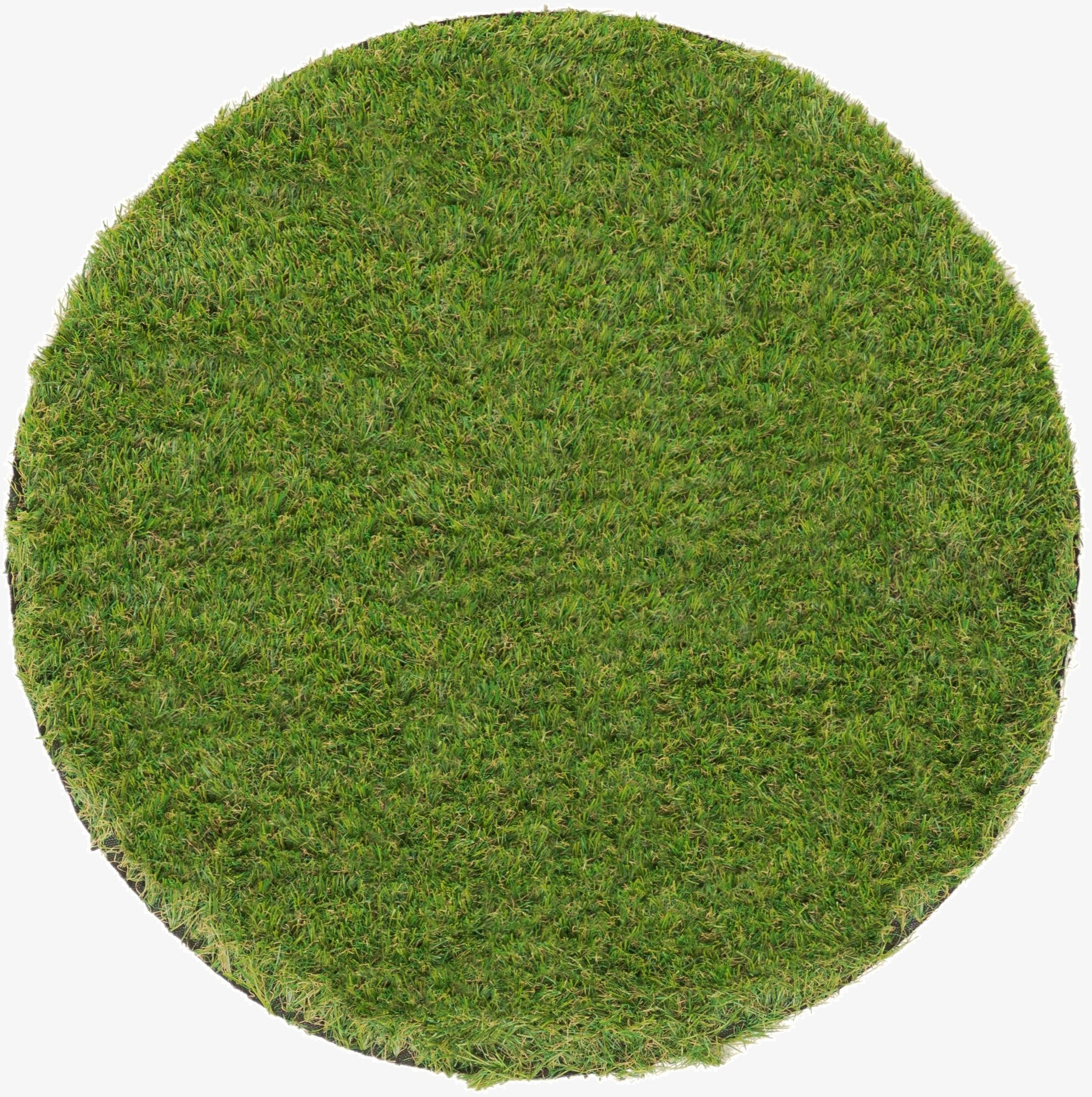  2' 2 x 2' 2  Washable Grass Indoor / Outdoor Round Rug