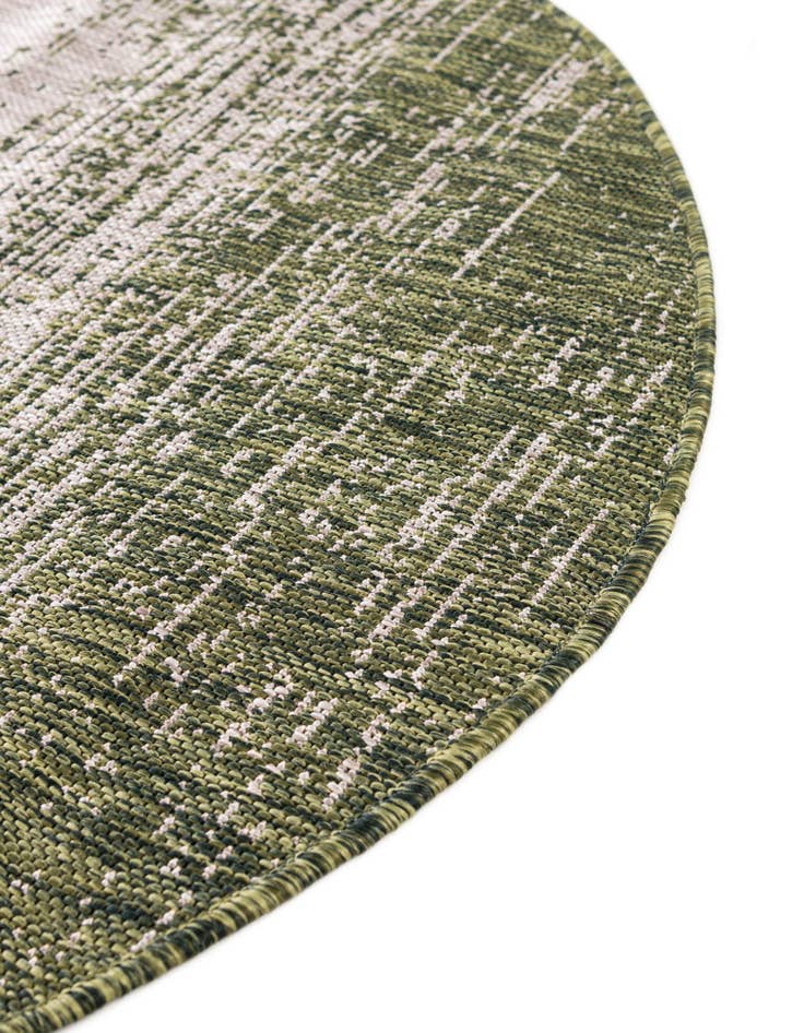 Detail image of  13' x 13'  Washable Modern Indoor / Outdoor Round Rug