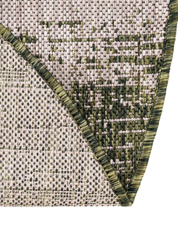 Detail image of  13' x 13'  Washable Modern Indoor / Outdoor Round Rug