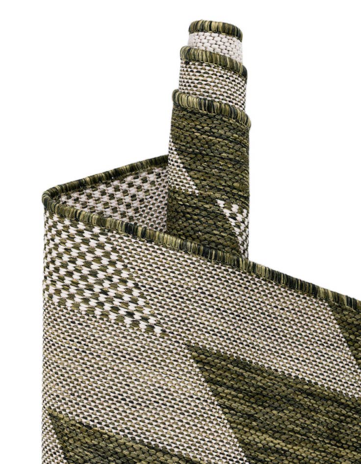 Detail image of  7' 10 x 7' 10  Washable Modern Indoor / Outdoor Round Rug