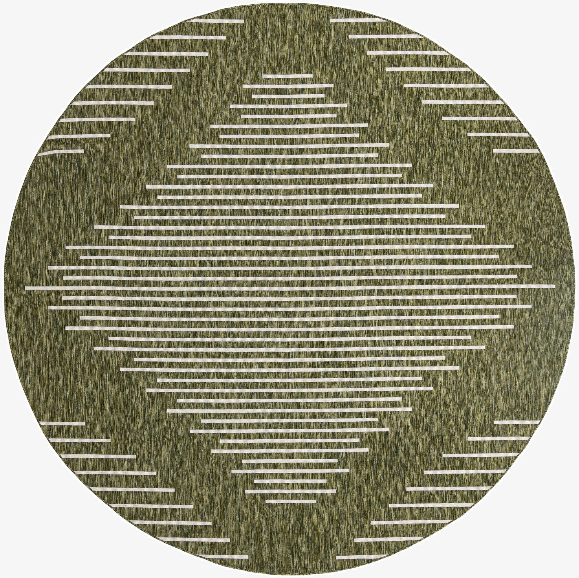  13' x 13'  Washable Modern Indoor / Outdoor Round Rug