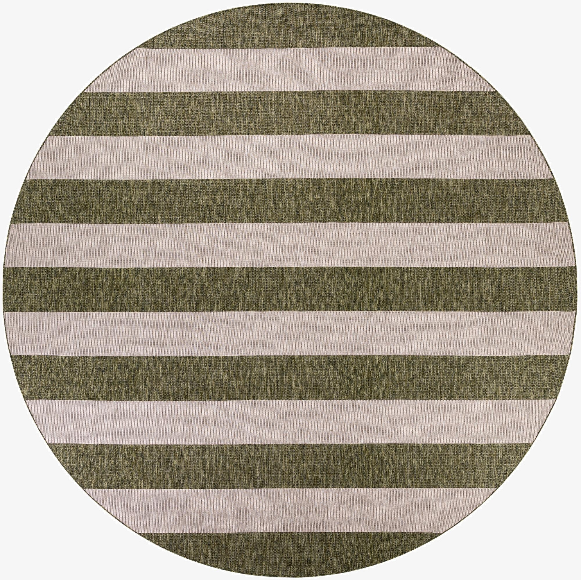  12' x 12'  Washable Ribbon Indoor / Outdoor Round Rug