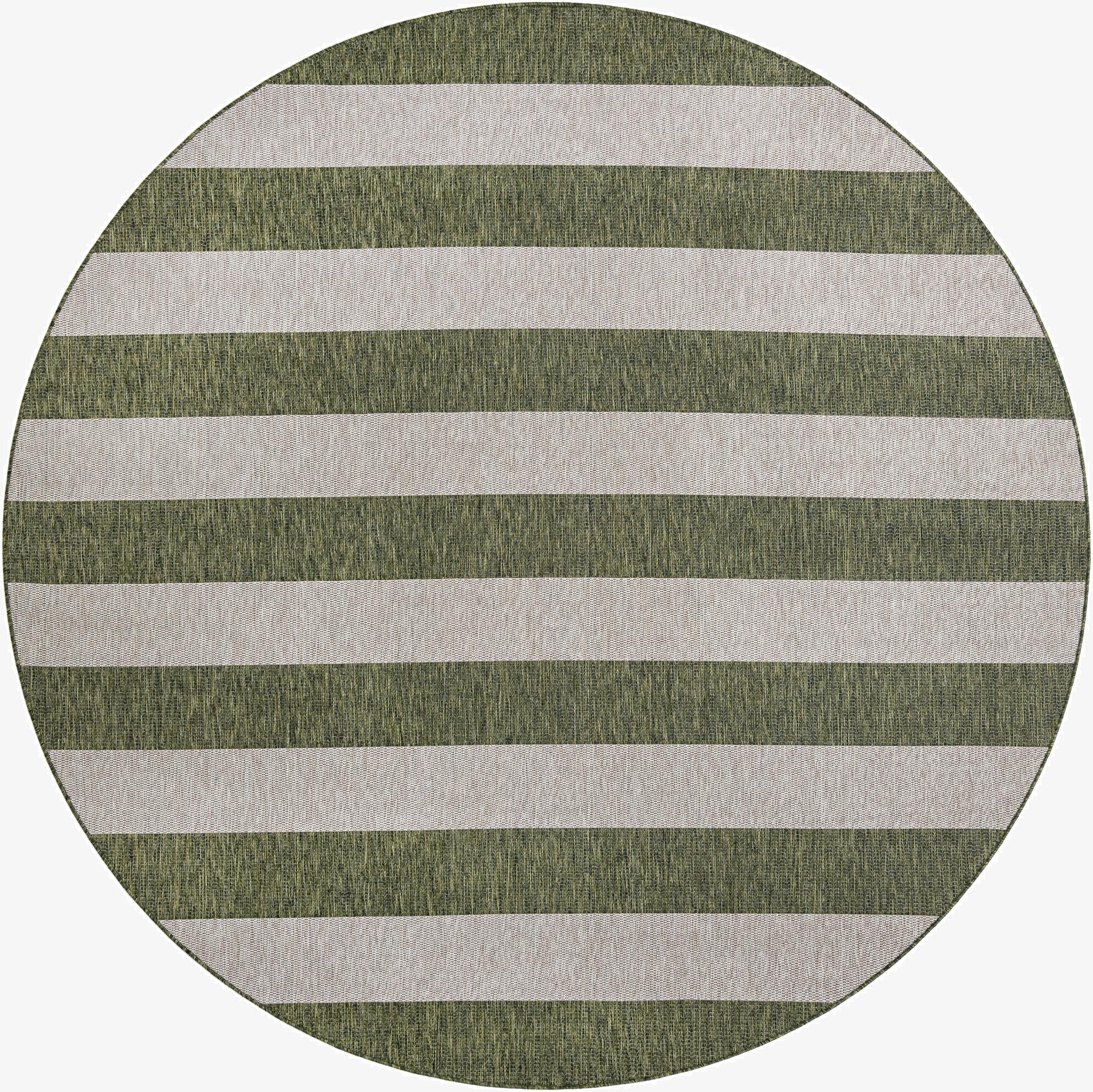  10' x 10'  Washable Ribbon Indoor / Outdoor Round Rug