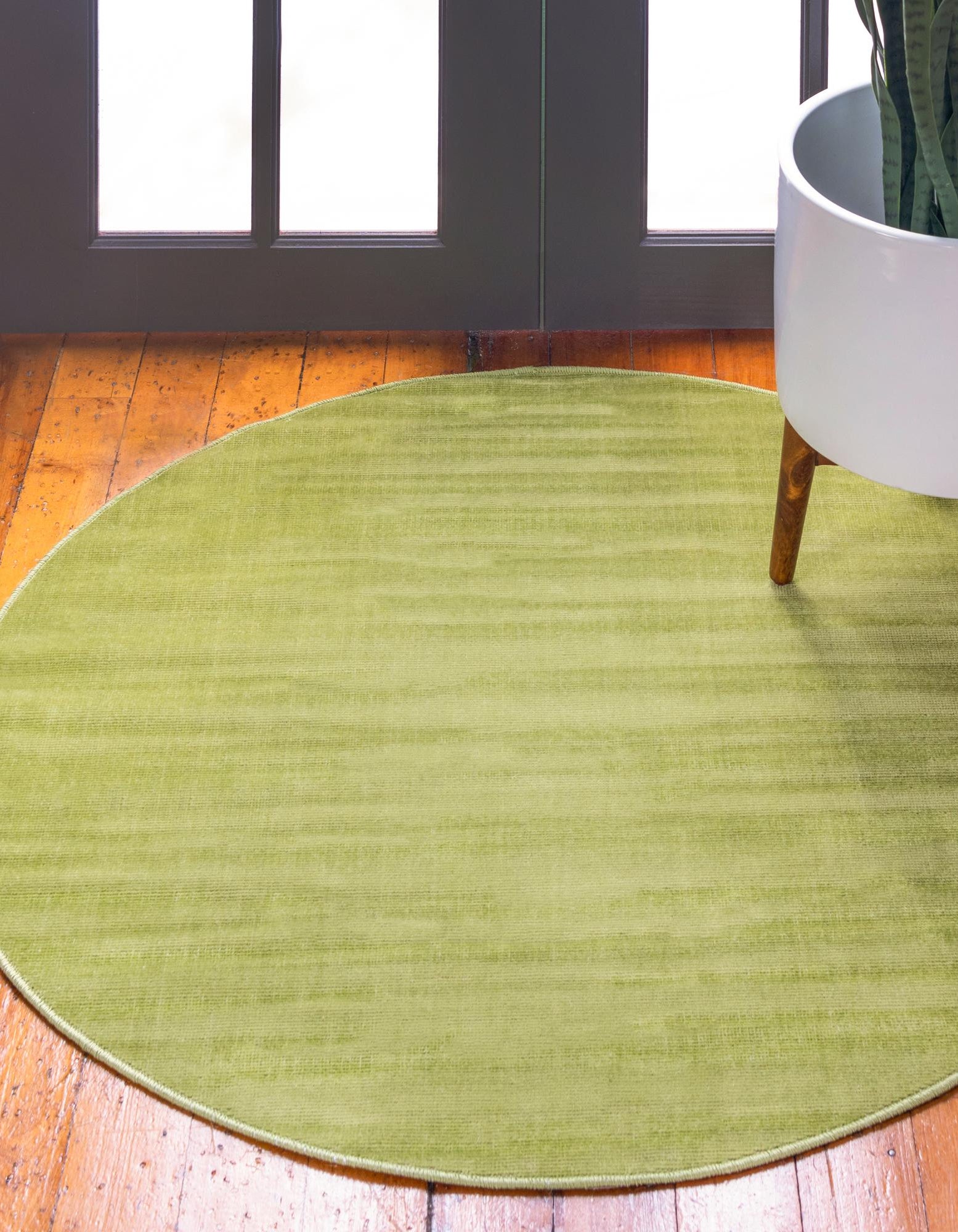Green 8' x 8' SoHo Round Rug | Rugs.com