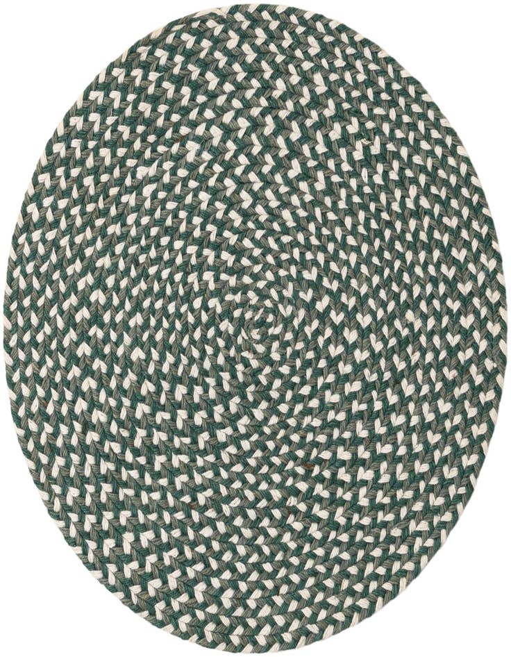 Detail image of  2' x 2'  Hand Tweed Braided Jute Round Rug