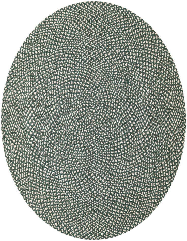 Detail image of  4' 1 x 4' 1  Hand Tweed Braided Jute Round Rug
