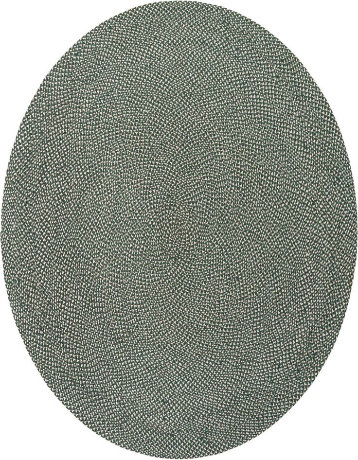 Detail image of  7' 10 x 7' 10  Hand Tweed Braided Jute Round Rug