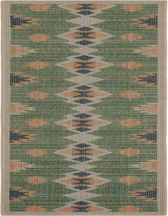 Primary image  2' x 7' 1  Washable Baja Indoor / Outdoor Runner Rug
