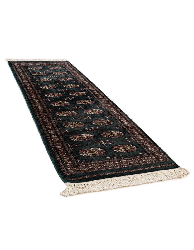 Detail image of  2' 1 x 6' 4  Hand Knotted Bokhara Oriental Wool Runner Rug