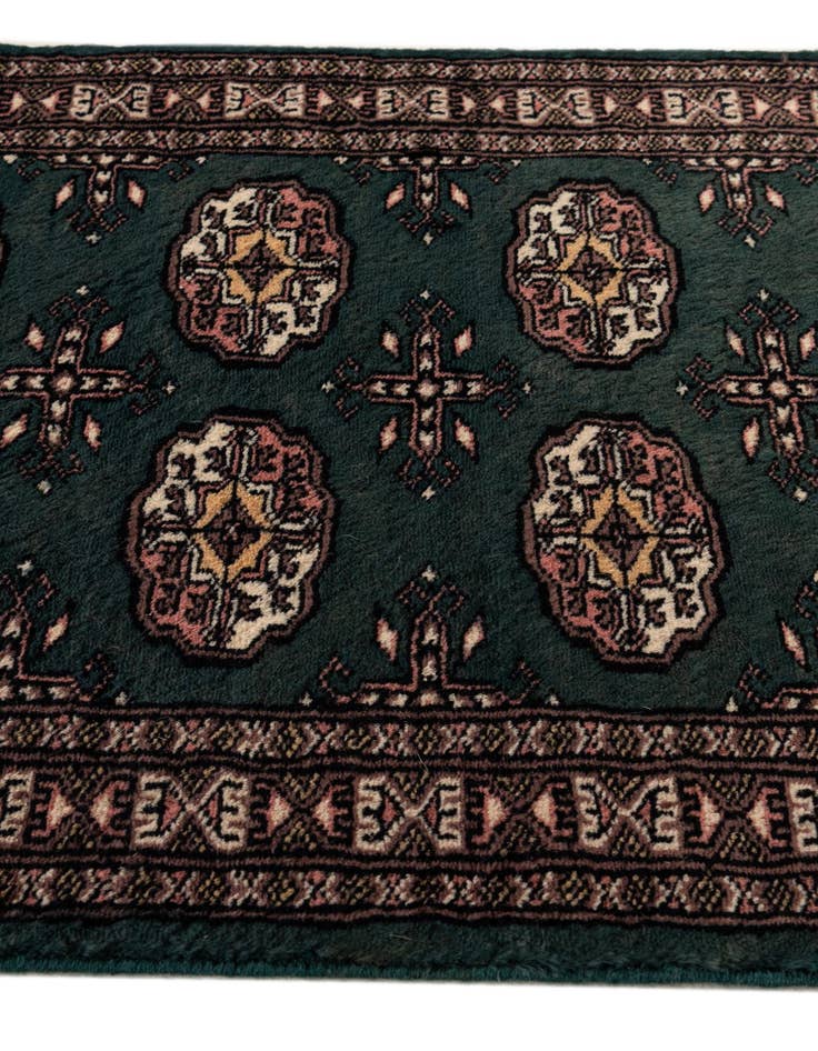 Detail image of  2' 1 x 6' 4  Hand Knotted Bokhara Oriental Wool Runner Rug
