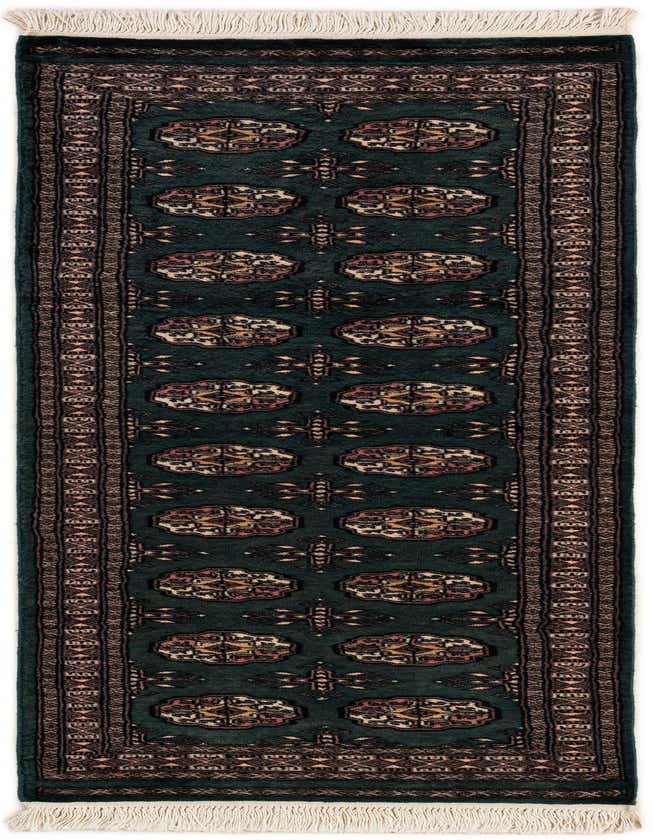Primary image  2' 1 x 6' 4  Hand Knotted Bokhara Oriental Wool Runner Rug