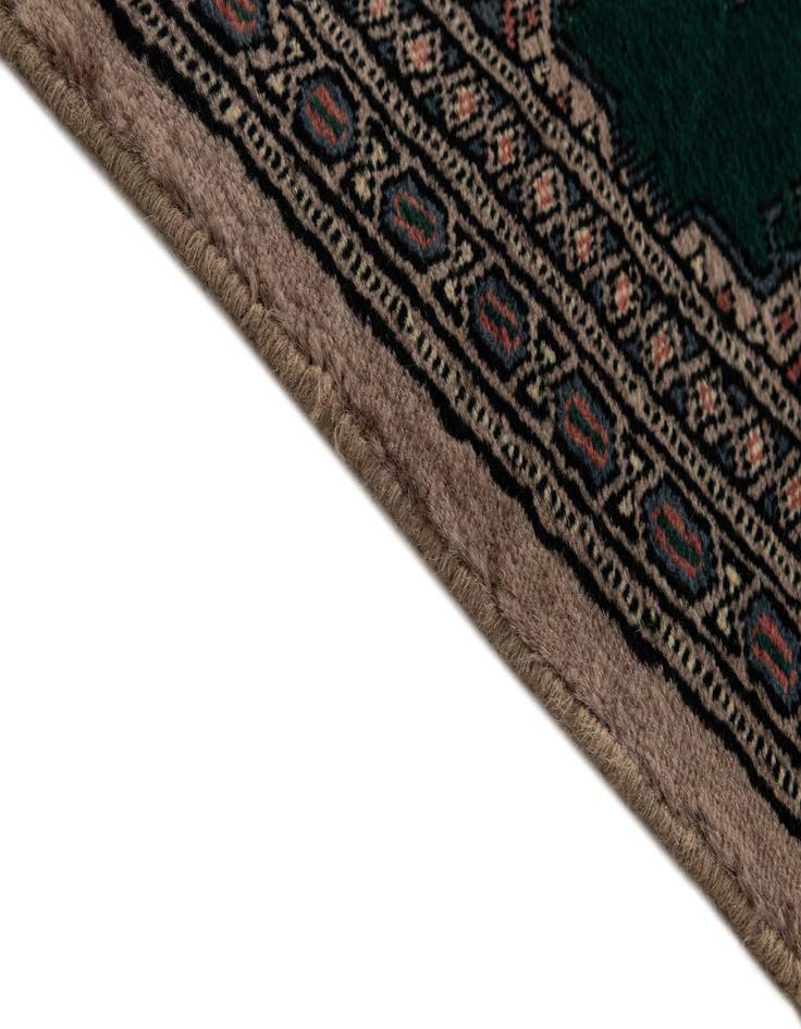 Detail image of  2' 1 x 5' 2  Hand Knotted Bokhara Oriental Wool Runner Rug