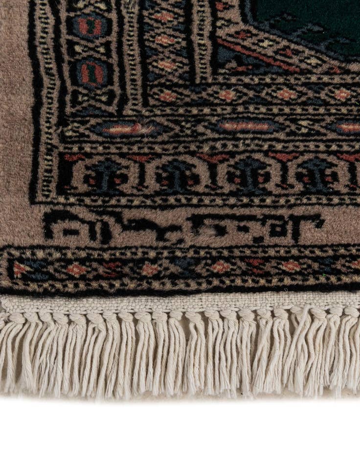 Detail image of  2' 1 x 5' 2  Hand Knotted Bokhara Oriental Wool Runner Rug